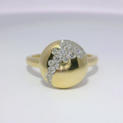 0.31CT Diamond Ring 14k Yellow Gold