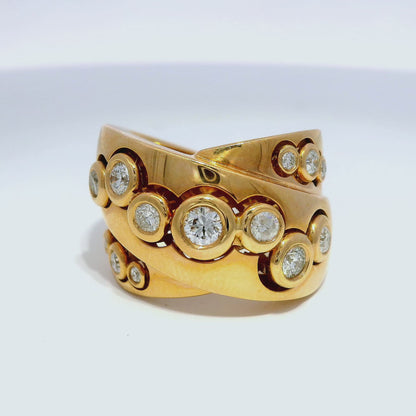 1.10CT Diamond Ring 18K Rose Gold