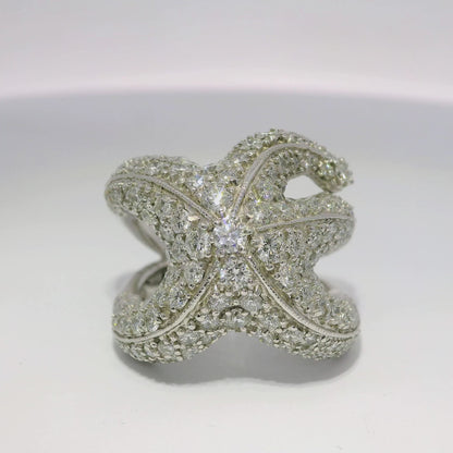 3.01CT Diamond Ring 14K White Gold