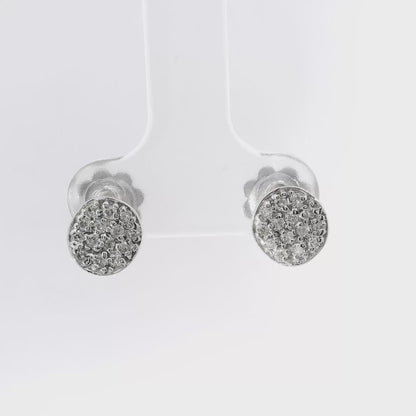 1.84CT Diamond 14k White Gold Earring