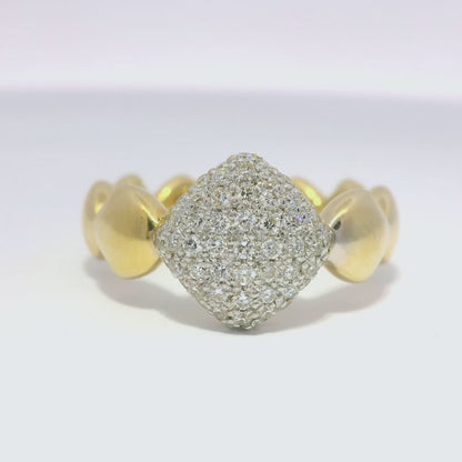 0.50Ct Diamond Ring 18k Yellow Gold