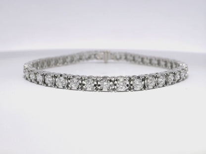 3.17CT Diamond Bracelet 18k White Gold
