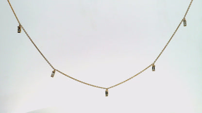 0.21CT Diamond Pendant 14k Rose Gold