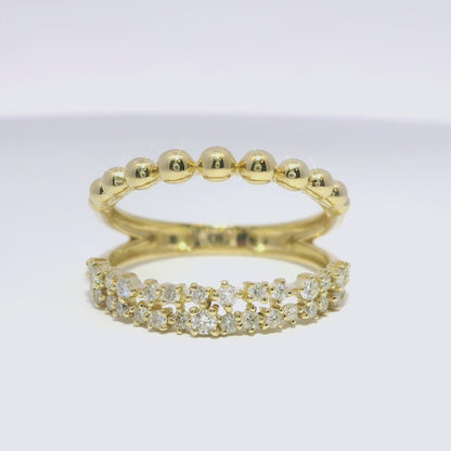 0.40CT Diamond Ring 14k Yellow Gold