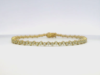1.65CT Diamond Bracelet 14k Gold