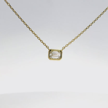 0.25CT Diamond Pendant 18k Yellow Gold