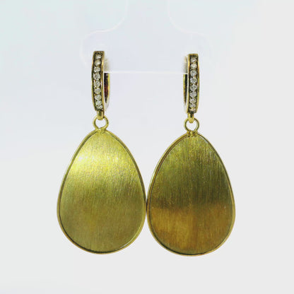 0.15CT Diamond 14k Yellow Gold Earring