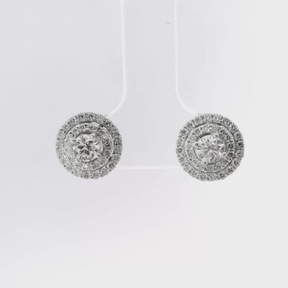 1.00CT Diamond 14k Gold Earring