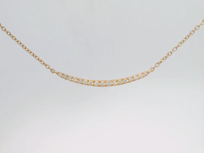 0.24CT Diamond Pendant 18k Rose Gold