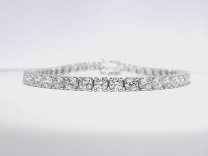 9.67Ct Lab Diamond Bracelet 14k White Gold
