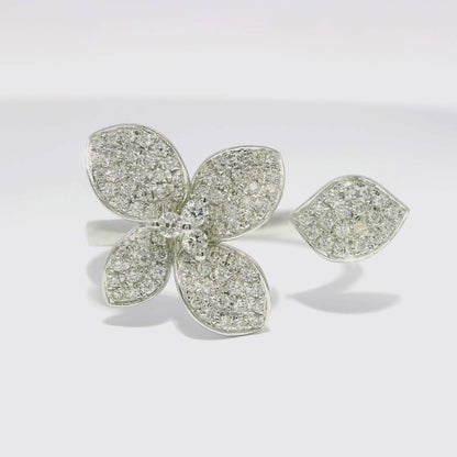 0.48CT Diamond Ring 14k White Gold