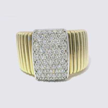 0.73CT Diamond Ring 14k Yellow Gold