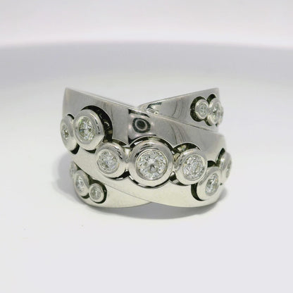 1.10CT Diamond Ring 18K White Gold