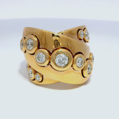 1.51CT Diamond Ring 18K Rose Gold