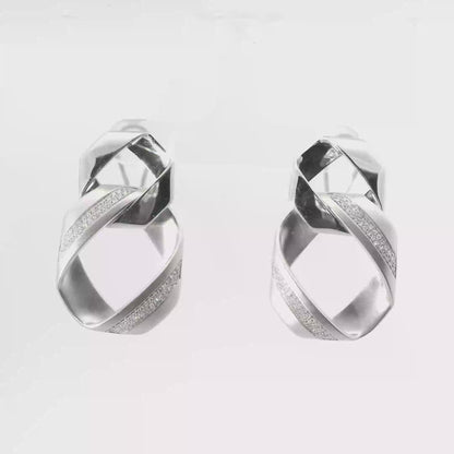 0.35CT Diamond Earring 14k White Gold