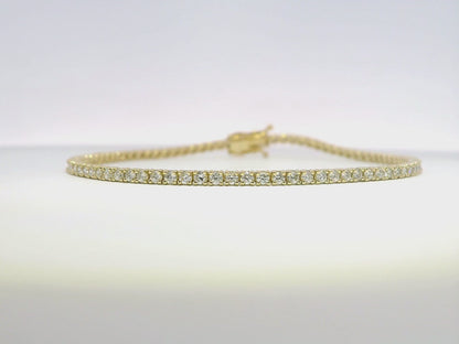 1.85CT Diamond Bracelet 14k Gold