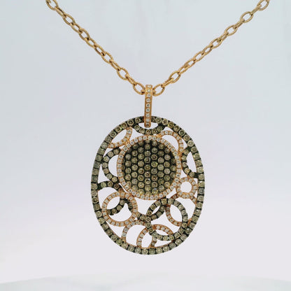 0.47CT Diamond 2.31Ct Brown Diamond 14k Rose Gold