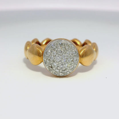 0.35CT Diamond Ring 18K Rose Gold