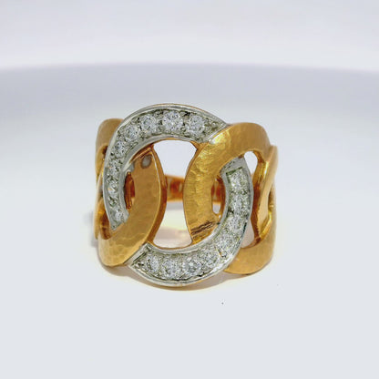 0.65CT Diamond Ring 18K Rose Gold