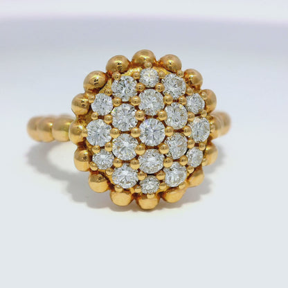 0.87CT Diamond 18K Rose Gold