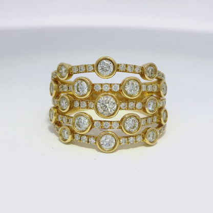 1.51CT Diamond Ring 14K Yellow Gold