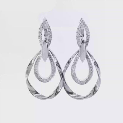 0.75CT Diamond Earring 14k Gold