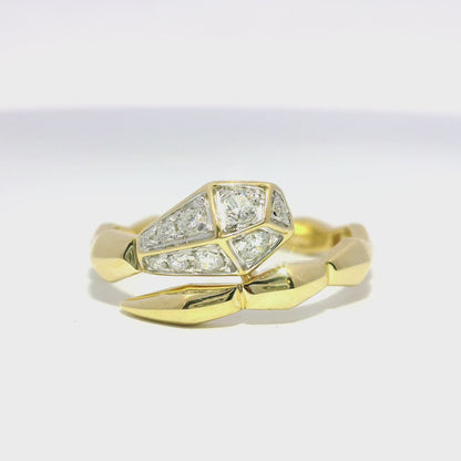 0.24CT Diamond Ring 14k Yellow Gold