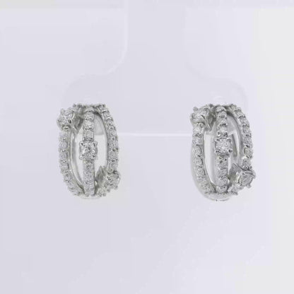 0.40CT Diamond  14k  Gold Earring