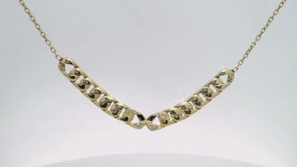 0.07CT Diamond Pendant 14K Yellow Gold