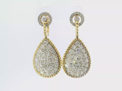 4.23Ct Diamond Earring 14k Rose Gold