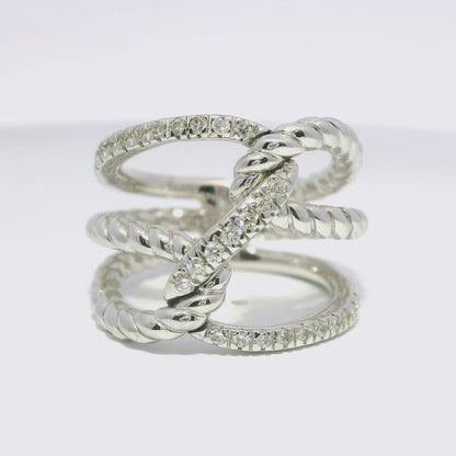 0.31CT Diamond Ring 18k White Gold