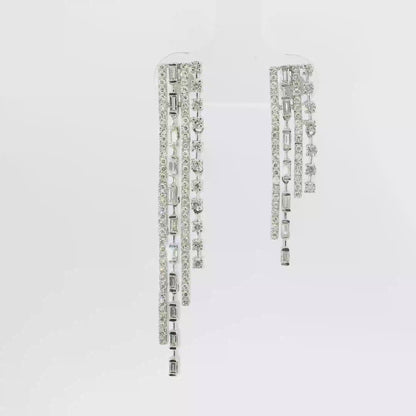 1.15CT Diamond Earring 14k White Gold