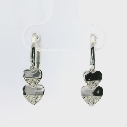 0.08Ct Diamond 14k Gold Earring