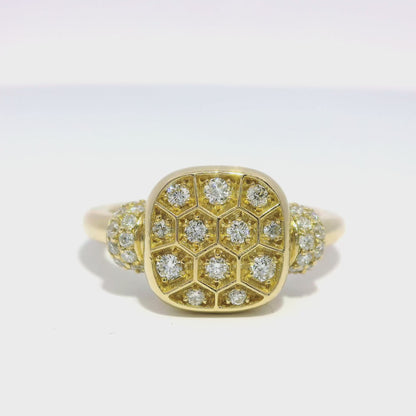 0.42CT Diamond Ring 14k Yellow Gold