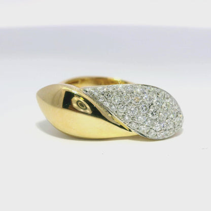 0.56CT Diamond Ring 14k Yellow Gold