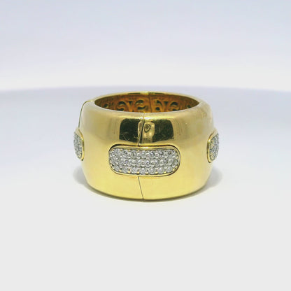 0.77CT Diamond Ring 18k Yellow Gold