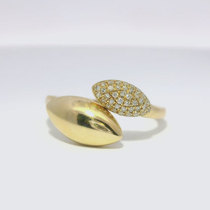 0.13CT Diamond Ring 14k Yellow Gold