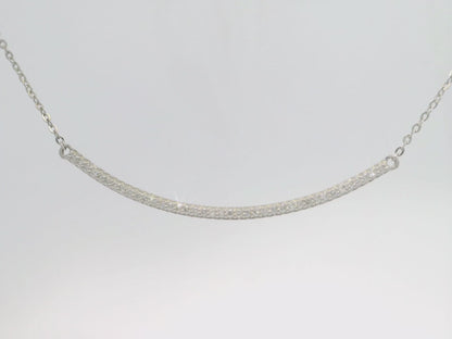 0.28CT Diamond Pendant 14K White Gold