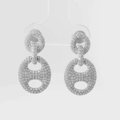 1.16CT Diamond 14k Gold Earring