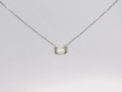 0.43CT Diamond Pendant 18k White Gold