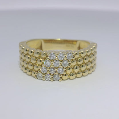 0.34CT Diamond Ring 14k Yellow Gold