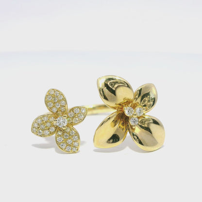 0.22Ct diamond Ring 14k Yellow Gold