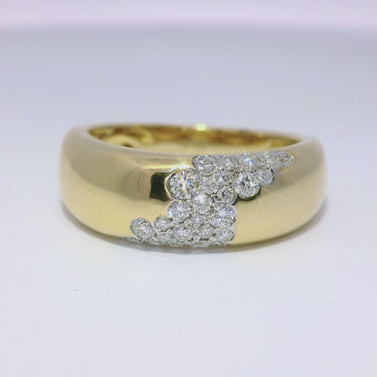0.37CT Diamond Ring 14k Yellow Gold