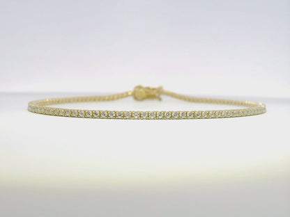 1.12CT Diamond Bracelet 14k Gold