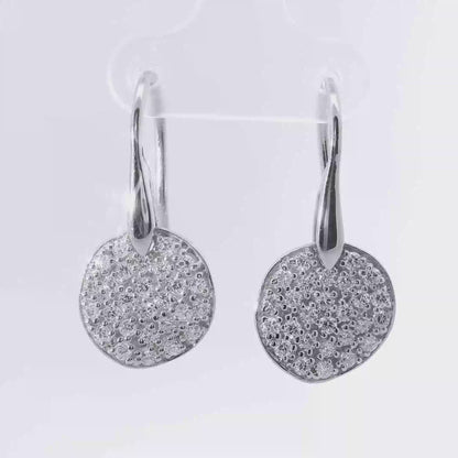 1.11CT  Diamond  14k Gold Earring