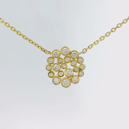 0.36CT Diamond Pendant 14k Yellow Gold