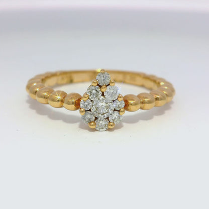 0.28CT Diamond 18K Rose Gold