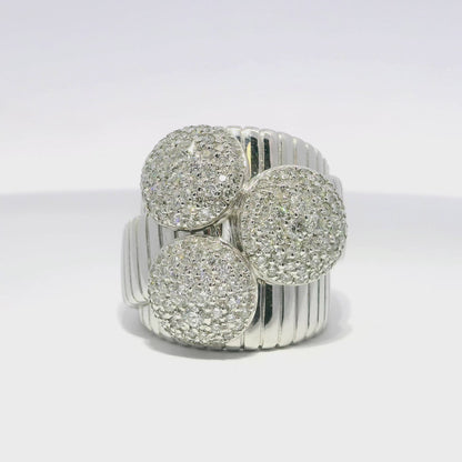 1.29CT Diamond Ring 18k White Gold