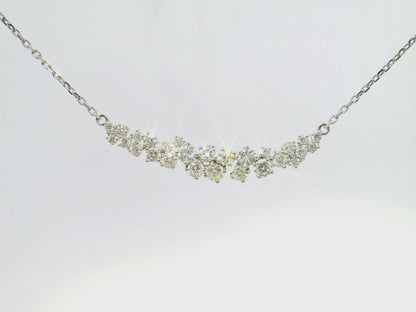 1.40CT Diamond Pendant 18k White Gold