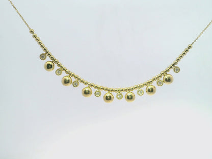 0.29CT Diamond Pendant 14k Yellow Gold